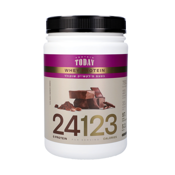 אבקת חלבון בטעם שוקולד