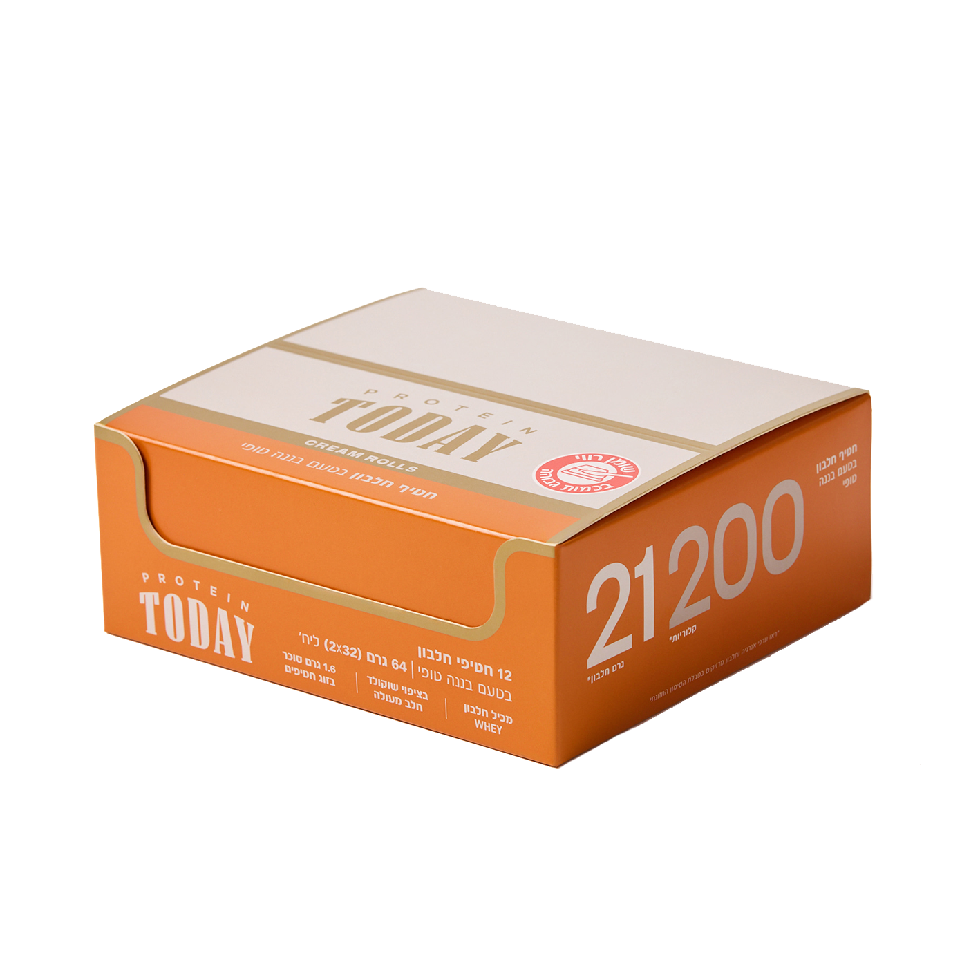 חטיף חלבון קרם רול בננה טופי