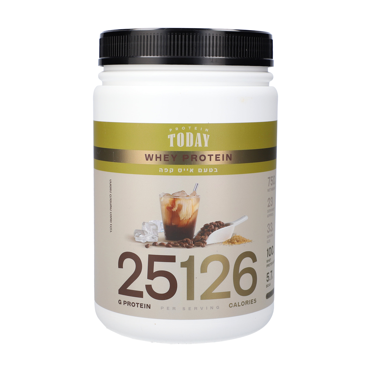 אבקת חלבון בטעם אייס קפה